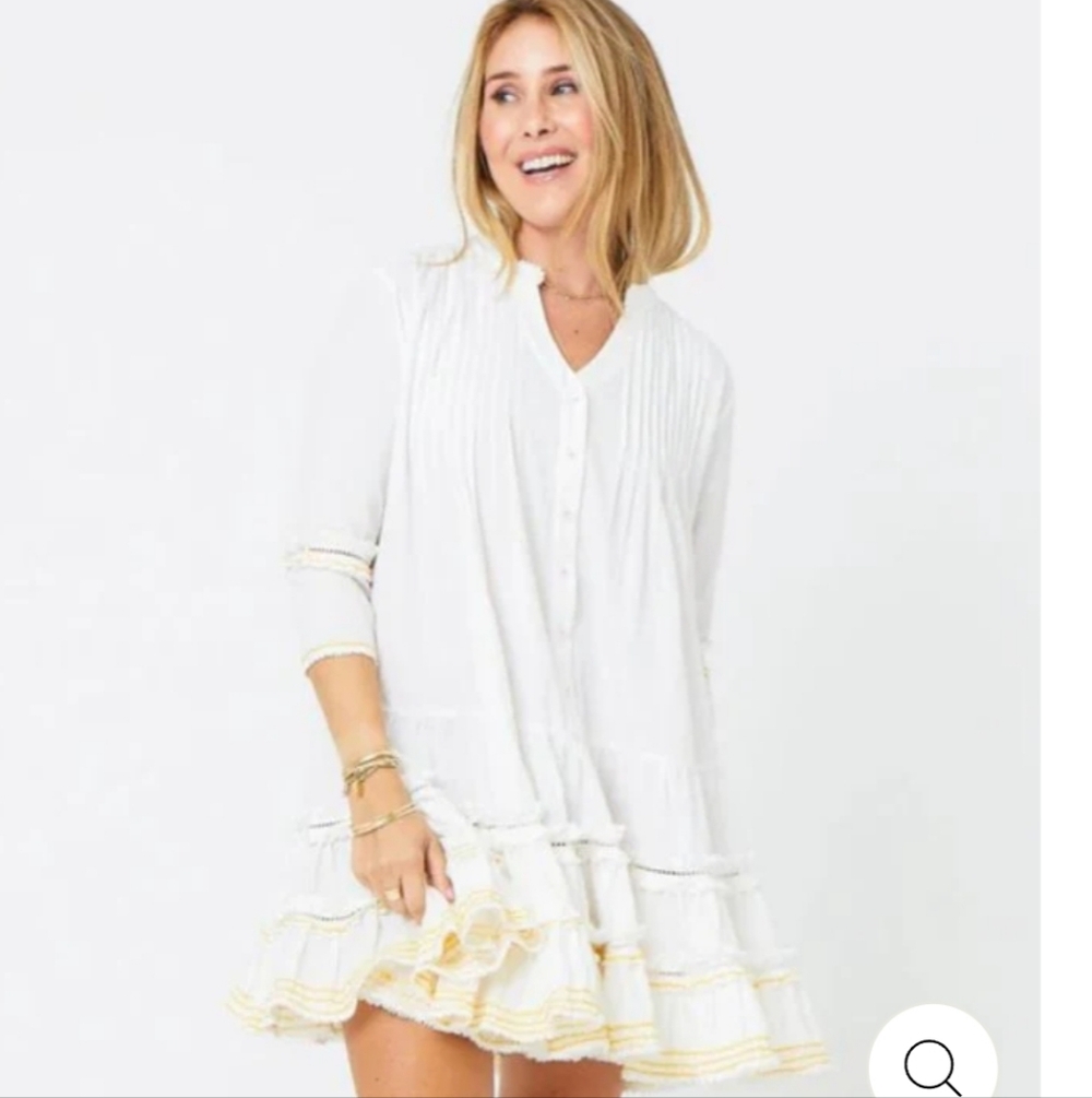 NEW KERRI ROSENTHAL barths dress in white XS - Picture 2 of 15